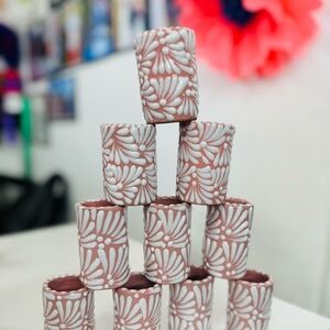 Tequileros Talavera mexicano tequila shot